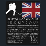 British Flag, Hockey Player, Camp Advertising Flyer<br><div class="desc">British Flag,  Hockey Player,  Camp Advertising Flyers By The Business Card Store.</div>