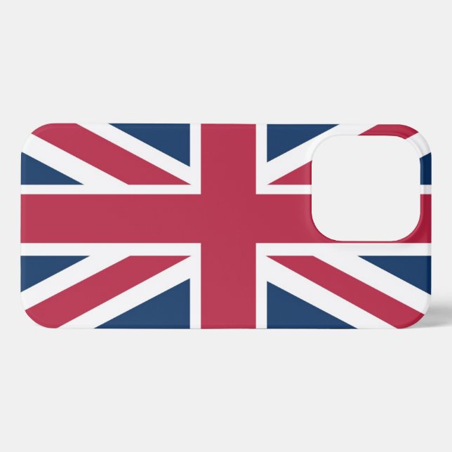 British flag iPhone case (Back Horizontal)