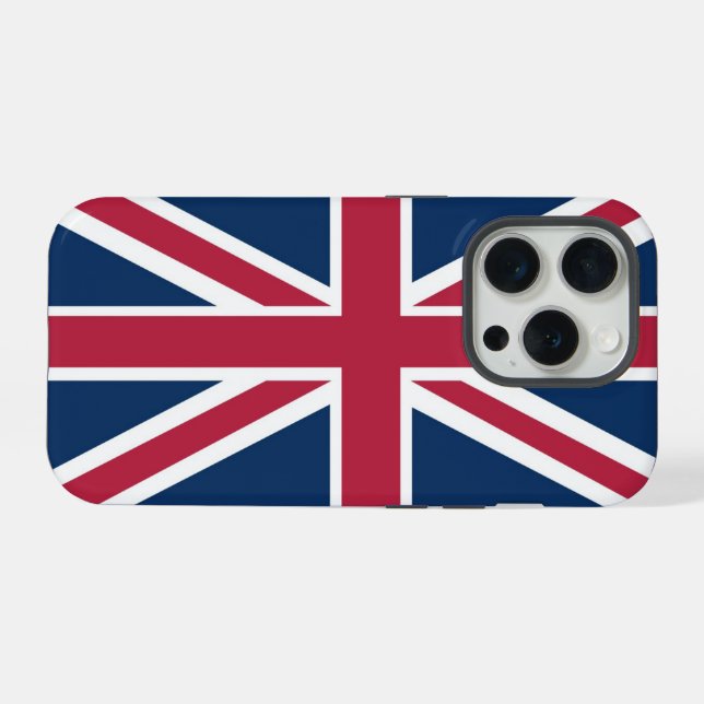 British flag iPhone case (Back Horizontal)