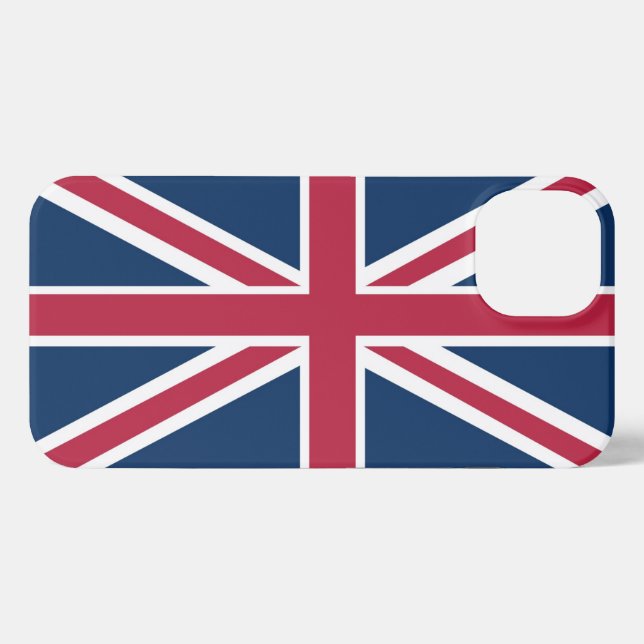 British flag iPhone case (Back Horizontal)