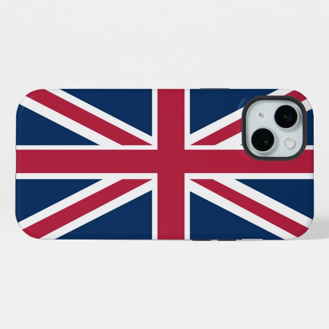 British flag iPhone case (Back Horizontal)
