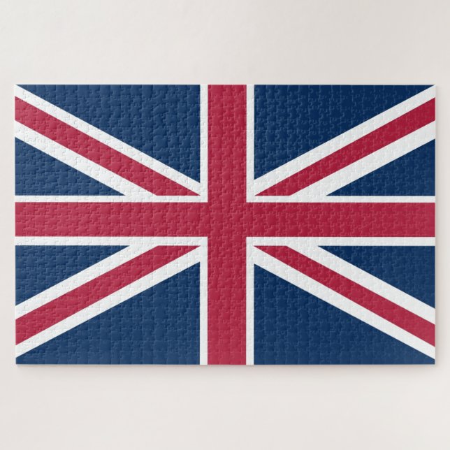 British flag jigsaw puzzle (Horizontal)