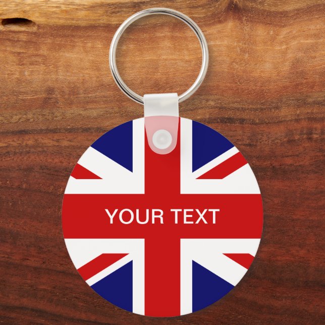 British flag key chain | Union jack design (Front)