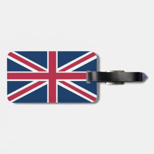 British flag luggage tag
