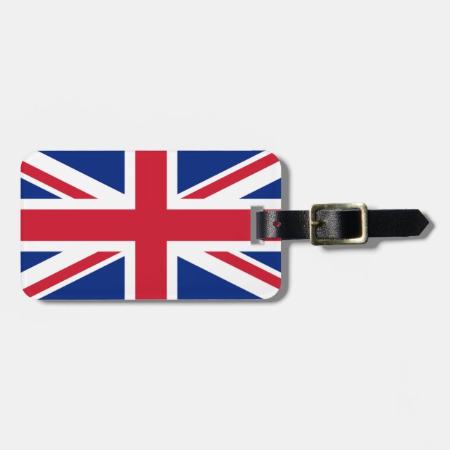 British Flag Luggage Tag (Front Horizontal)