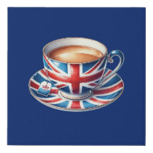British Flag on English Teacup