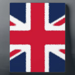 British Flag Plaque<br><div class="desc">World Countries Flags - Union Jack English National Flag Digital Artwork</div>