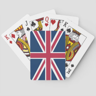 British flag playing cards