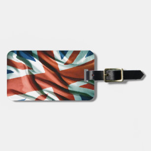 British Flag Pop Art Luggage Tag