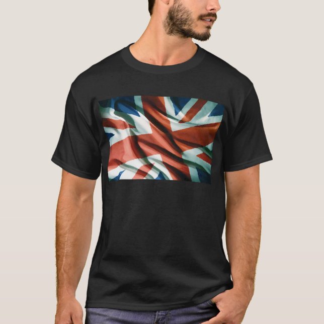British Flag Pop Art T-Shirt (Front)
