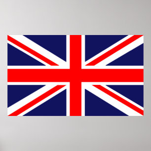 British Flag Poster