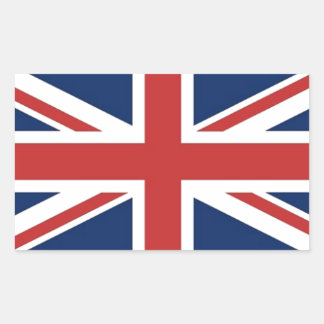 British Flag Rectangular Sticker