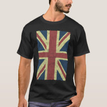 British Flag T-Shirt Great Retro Britain Flag