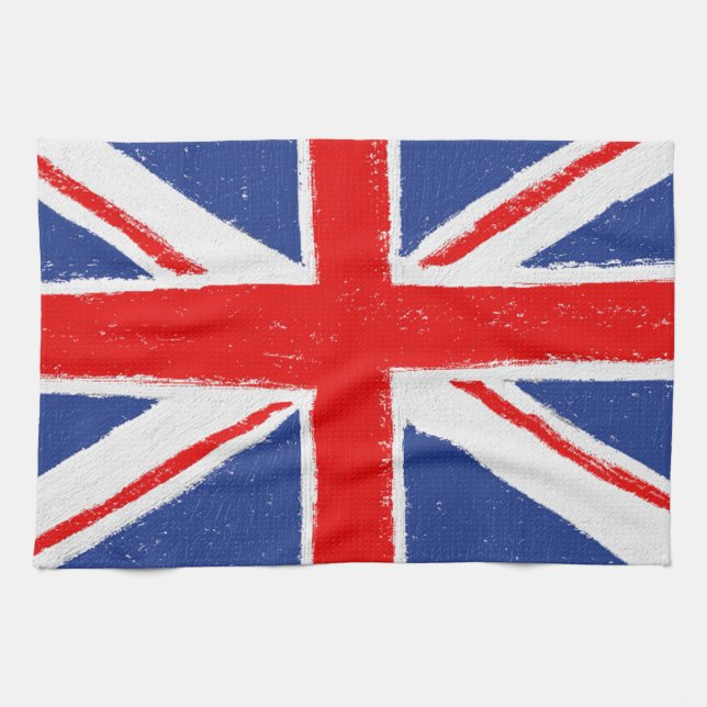 British Flag Tea Towel (Horizontal)