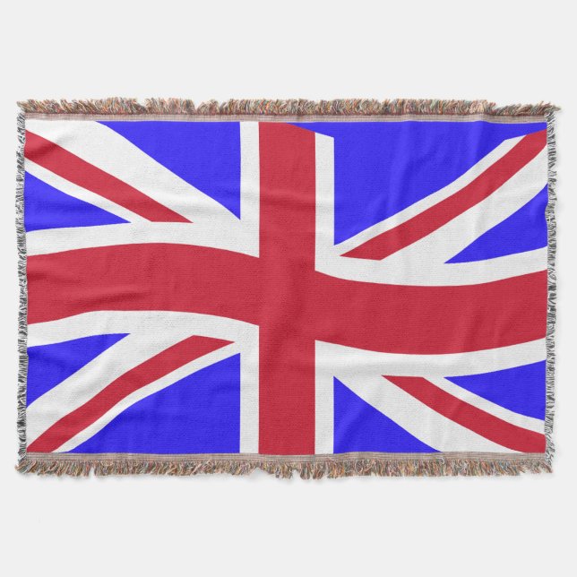 British flag throw blanket (Front)