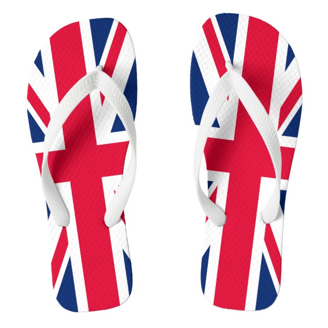 BRITISH FLAG: Union Jack Thongs (Footbed)