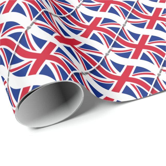 British Flag Union Jack Wrapping Paper (Roll Corner)