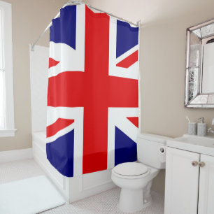 British Flag United Kingdom England Shower Curtain