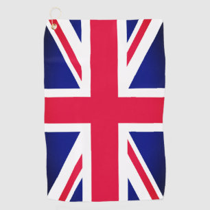 British Flag & United Kingdom golf holiday /sports Towel