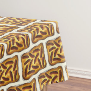 British Food Toad in the Hole Sausages Brunch Tablecloth