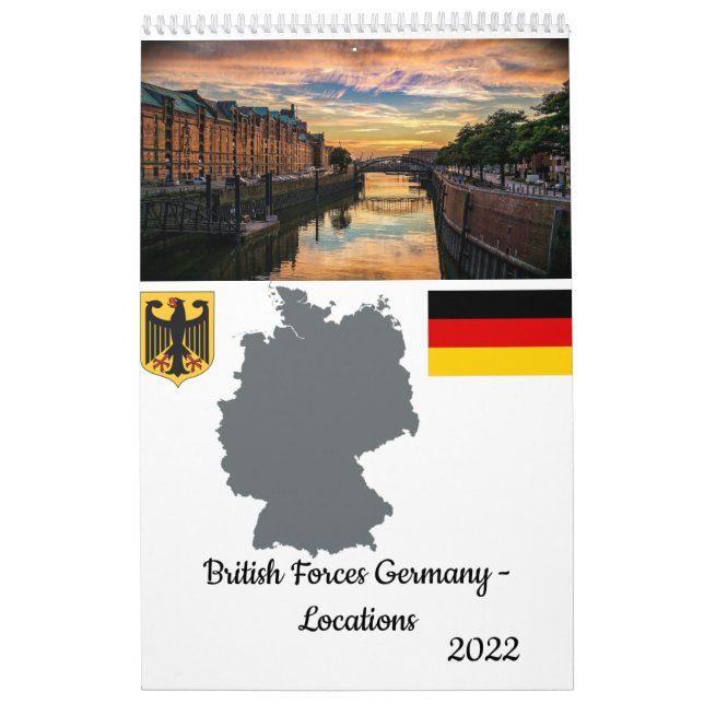 British Forces Germany Locations Calendar (Cover)