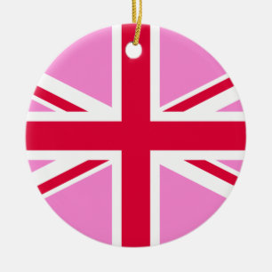 British Gay Pride Flag Ceramic Ornament