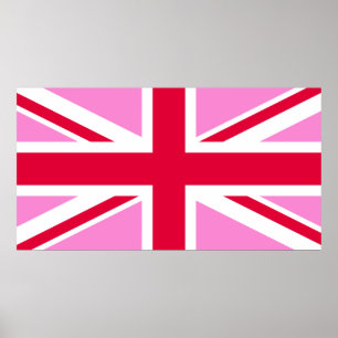 British Gay Pride Flag Poster