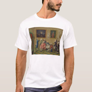 British gentlemen at Sir Horace Mann's home in Flo T-Shirt