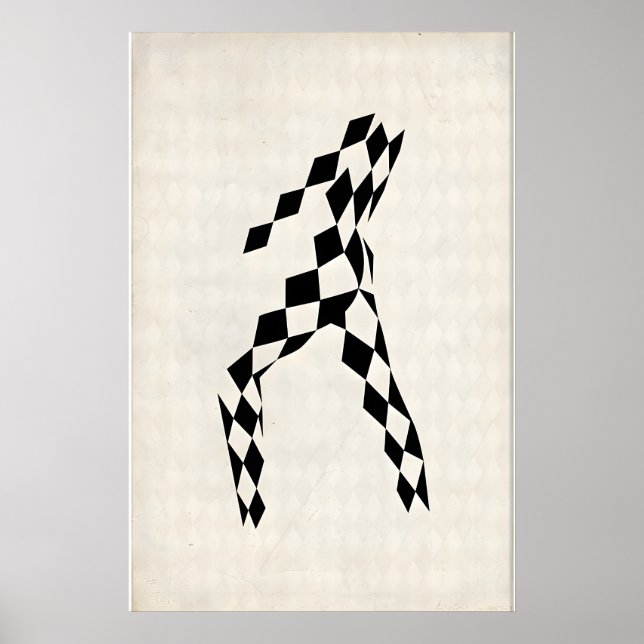 British Glam Rock Original Poster Print Design (Front)