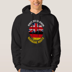 British Grown Germane Roots Vintage Flags for Men  Hoodie