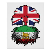 British Grown Iranian Roots Lion and Sun