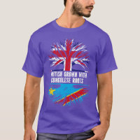 British Grown with Congolese Roots UK Flag England