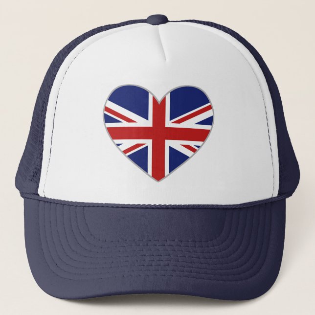 British Heart Trucker Hat (Front)