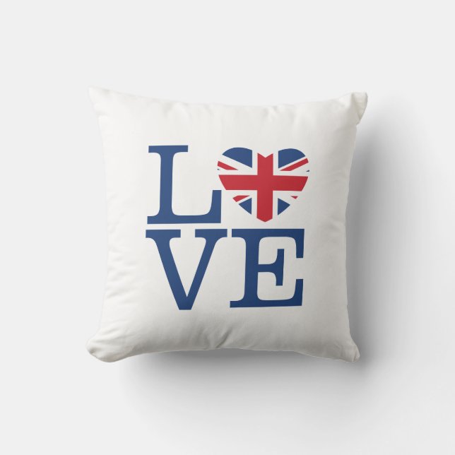 British Hearts - Union Jack Cushion (Front)