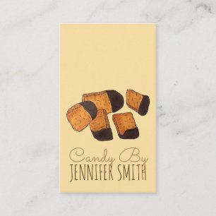 British Honeycomb Sponge Cinder Toffee Candy Sweet Business Card