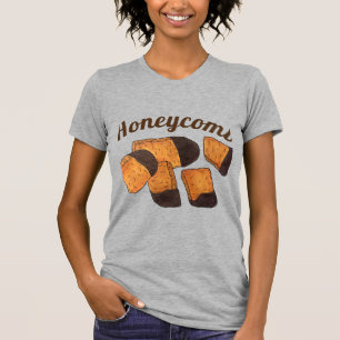 British Honeycomb Sponge Cinder Toffee Candy Sweet T-Shirt