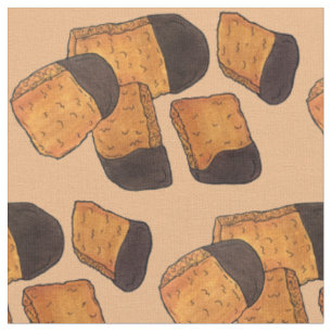 British Honeycomb Sponge Cinder Toffee Confection Fabric