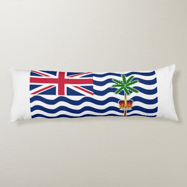 British Indian Ocean Territory Flag Body Cushion (Back)