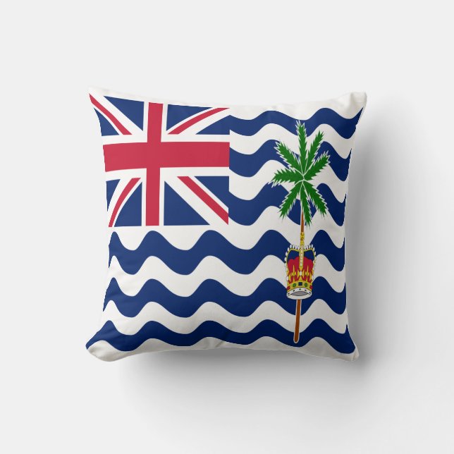 British Indian Ocean Territory Flag Cushion (Front)