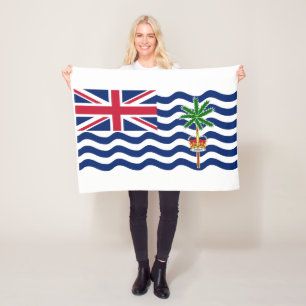 British Indian Ocean Territory Flag Fleece Blanket