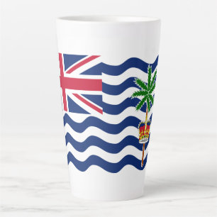 British Indian Ocean Territory Flag Latte Mug