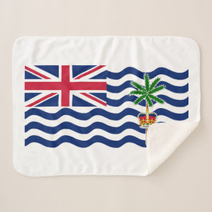 British Indian Ocean Territory Flag Sherpa Blanket
