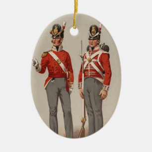 British Infantry Ceramic Tree Decoration
