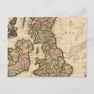 British Islands, England, Ireland Postcard
