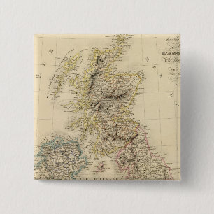 British Isles 2 15 Cm Square Badge