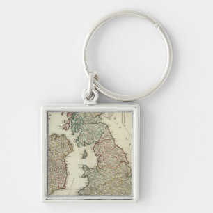 British Isles 4 Key Ring