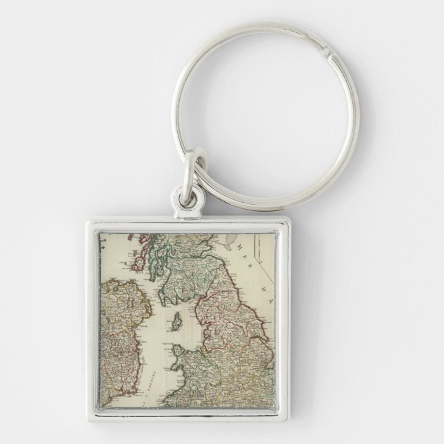 British Isles 4 Key Ring (Front)