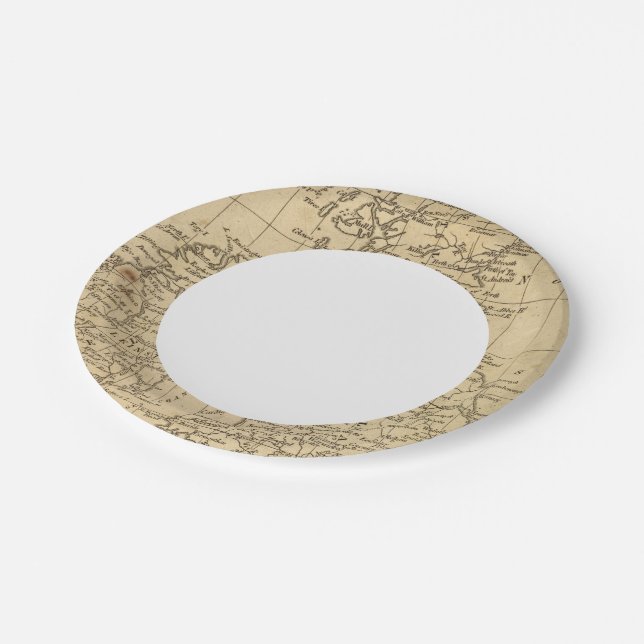 British Isles 5 Paper Plate (Angled)