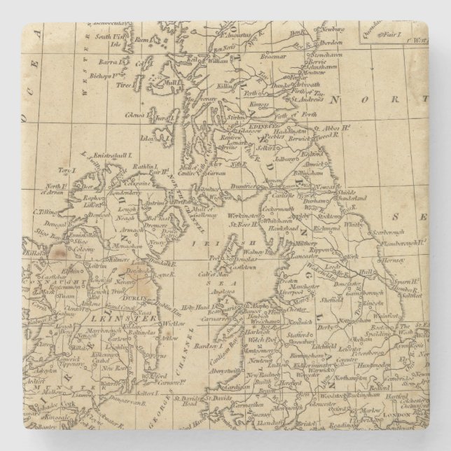 British Isles 5 Stone Coaster (Front)