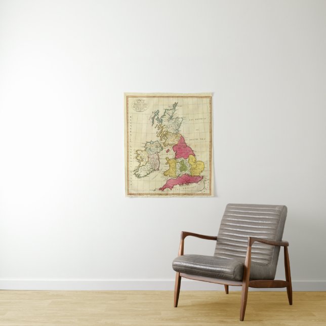 British Isles 6 Tapestry (In Situ)